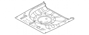 Корыто багажника Nissan Sentra 20-24