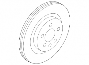 Disc de frână față stânga pentru Land Rover Range Rover Sport 13-19 360/30mm
