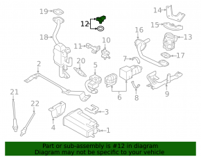 Map sensor Subaru Outback 15-19
