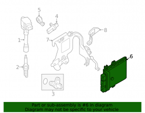 Блок ECU компьютер двигателя Nissan Altima 13-18 2.5 MEC300-012