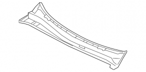 Накладка решетки дворников Volvo XC90 16-26