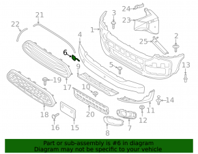 Capac cârlig remorcare bara față Mini Cooper Countryman F60 17-20
