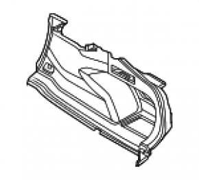 Ornamente arc dreapta BMW i4 22-26 negru