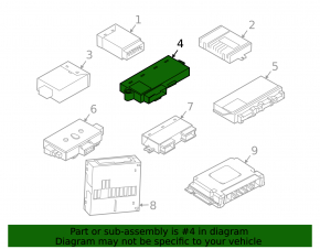 Anti-Theft Locking Control Module BMW 335i e92 07-13