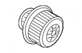 Ventilator motor Audi Q7 4L 10-15, rând de scaune spate
