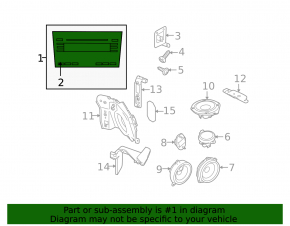 CD-changer Subaru Outback 10-11