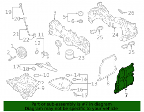 Крышка клапаная левая Subaru Forester 19-24 SK 2.5 FB25D