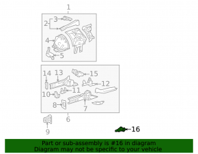 Лопух переднего подрамника правый Lexus GS300 GS350 GS430 GS450h 06-11 RWD