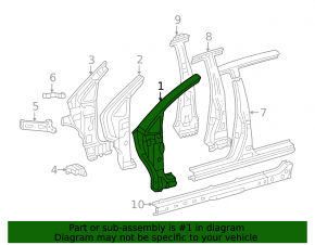 Четверть передняя правая Toyota Prius 20 04-09