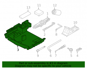 Поддон багажника бокс Audi Q5 80A 18-24