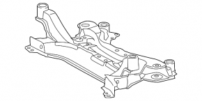Подрамник передний Lexus Hs250h 10-12