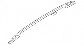 Рейлинги продольные 2шт Subaru b10 Tribeca