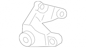 Кронштейн акпп нижний Ford Edge 15-18 2.0Т