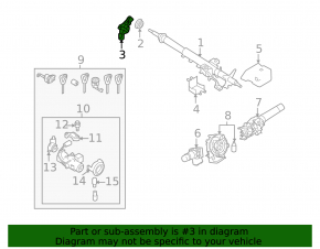 Рулевой карданчик Subaru Outback 10-14