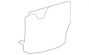 Protecția arcului lateral stânga Lexus ES250 ES300h ES350 19-