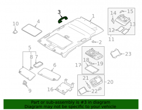 Ручка потолка правая Nissan Murano z50 03-05