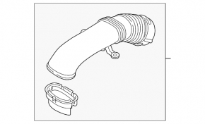Воздухоприемник BMW X5 F15 14-18 N55