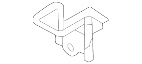 Скоба ручки открывания капота подкапотной Volvo XC40 19-26