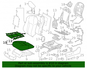 Водительское сидение Lexus RX350 RX450h 16-19 с airbag, электро, подогрев, кожа серая