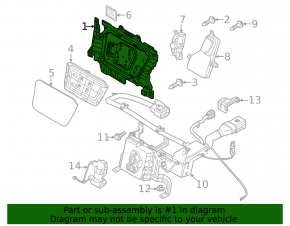 Carcasă portului de încărcare Kia Niro 23-26 EV