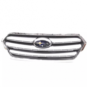 Решетка радиатора grill Subaru Legacy 15-17 хром
