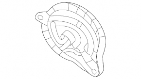 Сабвуфер в ногах пассажира Mercedes W167 GLE 350 450 20-26 Burmester