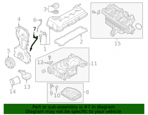 Трубка масленого щупа Nissan Altima 13-18 2.5