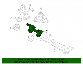 Кронштейн КПП BMW 3 E90 E92 07-12 2.0T N46 3.0T N52
