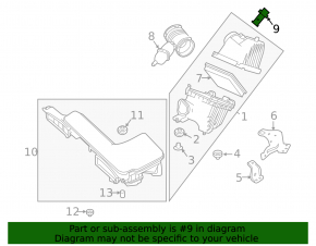Contor de aer pentru Nissan Rogue Sport 17-19