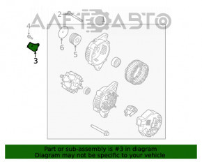Кронштейн генератора Kia Forte 19-24 2.0