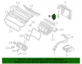 Клапан печки кондиционера Mini Cooper F56 3d 14-