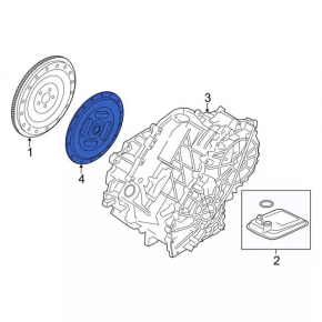 Disc de amortizare Ford C-max MK2 13-18