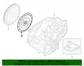 Disc de amortizare Ford C-max MK2 13-18