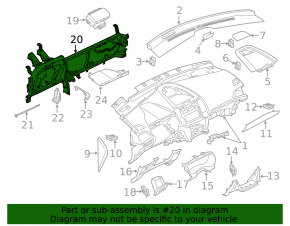 Труба подторпедная усиление Ford Edge 15-24