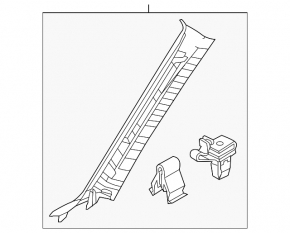 Capacul superioare al amortizorului din față stânga Mazda 6 18-21, culoare bej