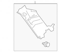 Capac spate bara fata stanga Mazda CX-5 13-16 gri