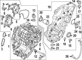 Задний дифференциал редуктор Nissan Ariya 23-26