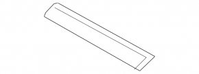 Ornamente oglindă laterală stânga Audi E-Tron 19-23 cromate