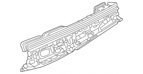 Ansamblu deflector de aer pentru panoul frontal dreapta pentru Audi Q7 20-22