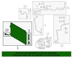 Radiator condensator aer condiționat Lexus NX350h 22-26