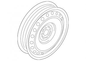 Запасное колесо докатка Audi A4 B9 17-25 R19 125/70