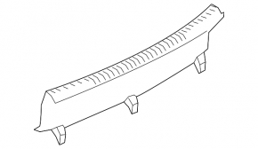 Ornamente portbagaj Audi A3 22-26, negre