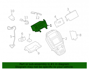 Головное устройство Lincoln MKC 17-19