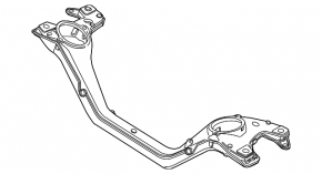 Балка подрамника передняя Porsche Cayenne 958 11-17