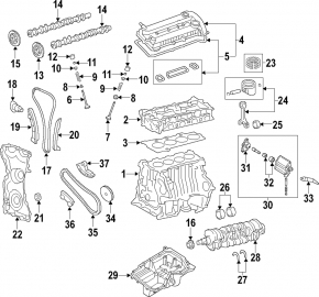 Arborele cotit Mazda3 03-08 2.0 MZR LF-DE, LF-VE, LF-VD