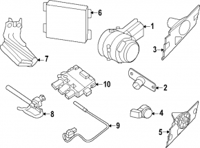 CONTROLLER ASSY-SONAR Nissan Ariya 23-26
