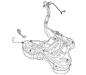 Топливный бак Audi A6 C8 19-25 2.0T, 3.0T