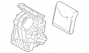 Печка в сборе BMW i3 14-21