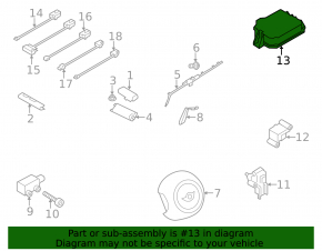 Модуль srs airbag компьютер подушек безопасности Mini Cooper Countryman R60 10-16