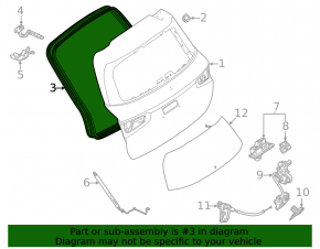 Уплотнитель двери багажника Mercedes X167 GLS 450 580 20-26 царапины